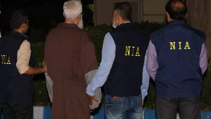NIA की कस्टडी में तहव्वुर राणा । फाइल फोटो