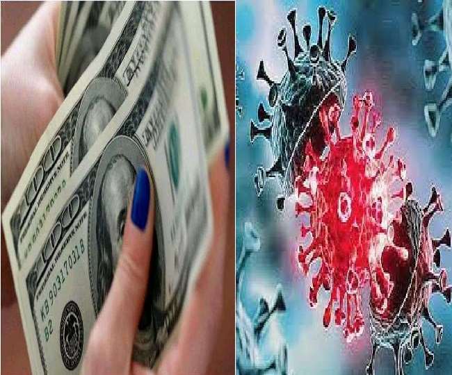 coronavirus does not survive long on banknotes