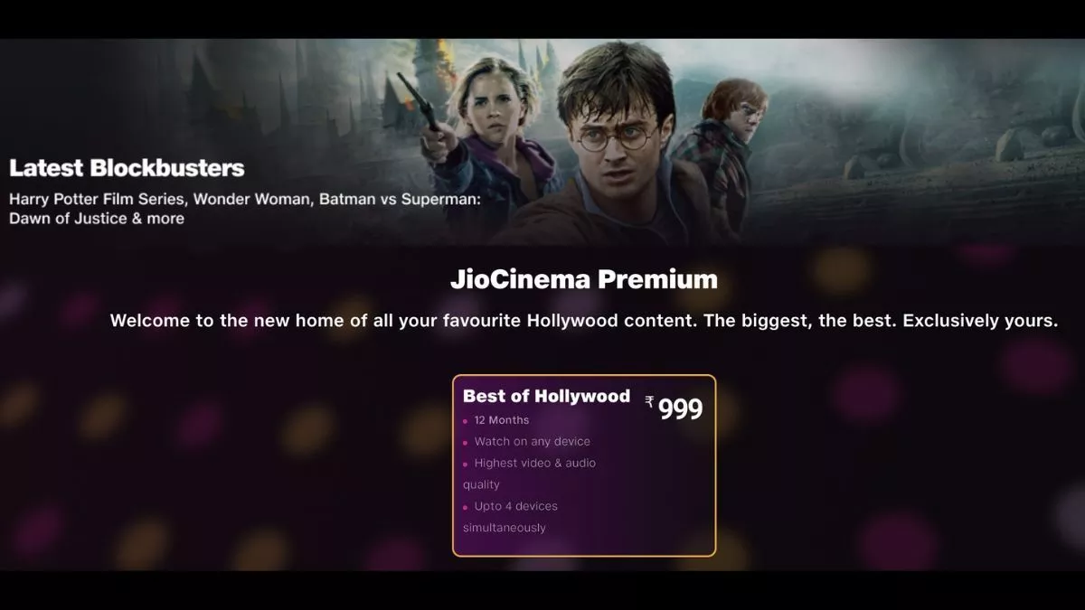 JioCinema ने पेश किया प्रीमियम सब्सक्रिप्शन प्लान, साल के चुकाने होंगे बस इतने रुपये