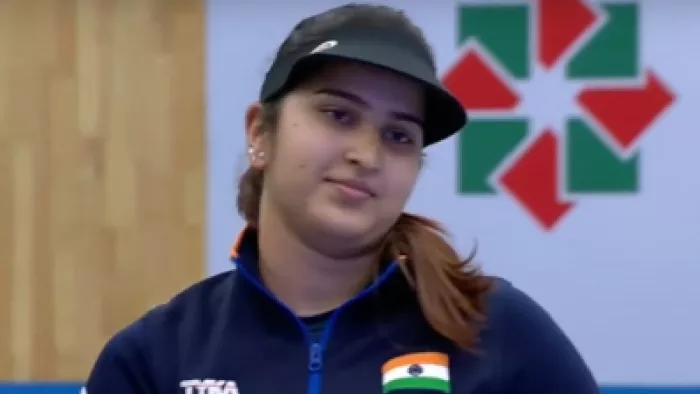 रिदम सांगवान ने निशानेबाजी विश्व कप में तोड़ा 29 साल पुराना रिकॉर्ड