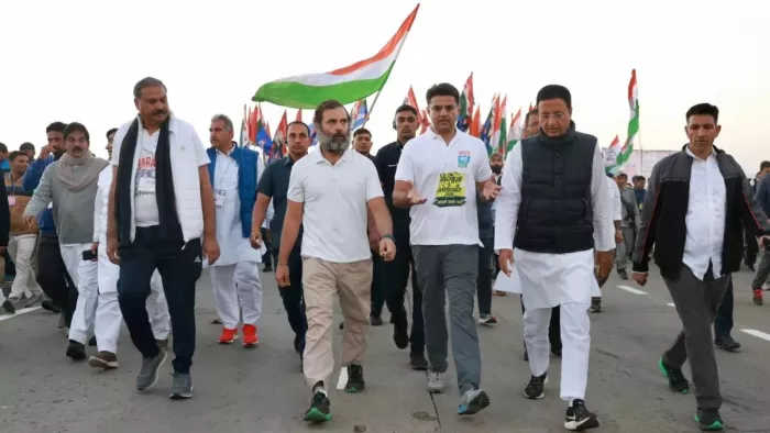 यात्रा वाली करीब 75 प्रतिशत सीटों पर जीती कांग्रेस