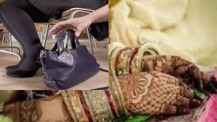 Aligarh News: रिंग सेरेमनी में दो युवक जेवर से भरी अटैची लेकर फरार हो गए।