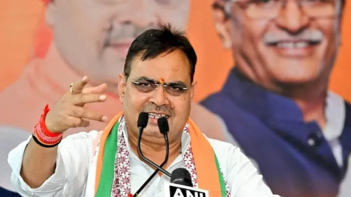राजस्थान के CM भजन लाल ने AAP और कांग्रेस पर साधा निशाना