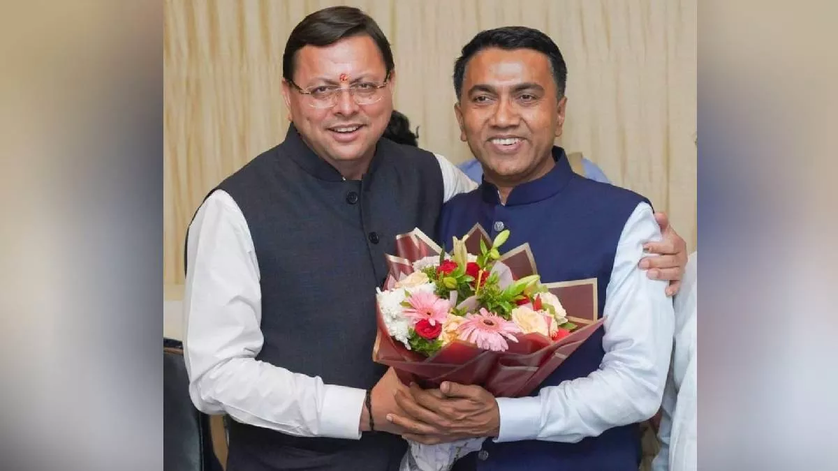 मुबंई में गोवा के मुख्यमंत्री प्रमोद सावंत से मिले CM धामी, चारधाम के लिए Uttarakhand आने का दिया आमंत्रण