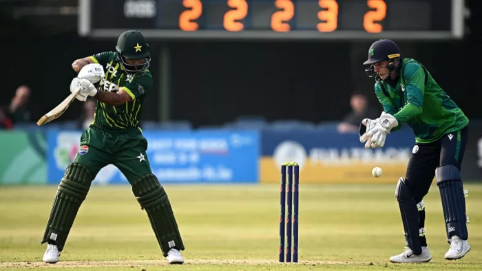 फखर जमान ने 78 रन की उम्दा पारी खेली (Pic Credit- Ireland cricket X)