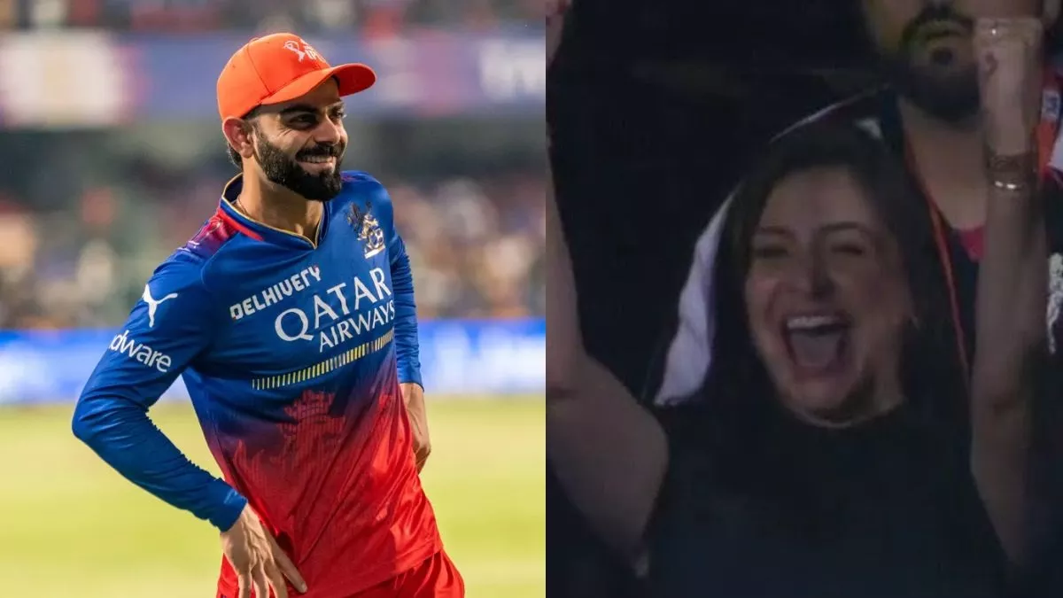 IPL 2024: रॉयल चैलेंजर्स बेंगलुरु की जीत के बाद Virat Kohli और Anushka Sharma का रिएक्‍शन हुआ वायरल; देखें वीडियो