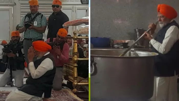 चुनाव के बीच पटना साहिब पहुंचे पीएम मोदी
