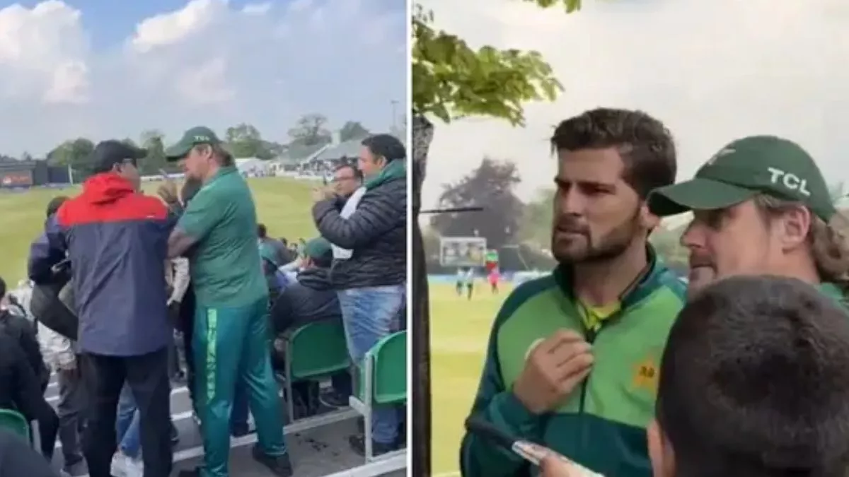 PAK vs IRE: Shaheen Afridi के साथ फैन ने की बदसूलकी, फिर मैदान पर जमकर हुआ हाई वोल्टेज ड्रॉमा- VIDEO