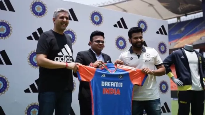 T20 World Cup 2024: टीम इंडिया की नई टी-20 जर्सी हुई लॉन्च।