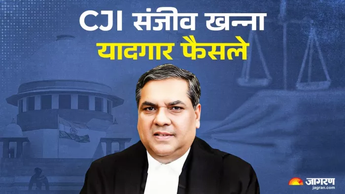 CJI Sanjiv Khanna Retires सीजेआई के तौर पर जस्टिस संजीव खन्ना का आज अंतिम दिन। (फोटो- जागरण)