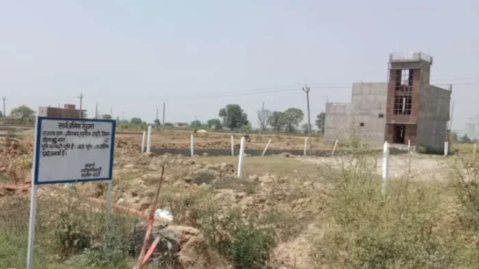 नया नोएडा क्षेत्र में काटी जा रही है कॉलोनी। फोटो सौजन्य- जागरण