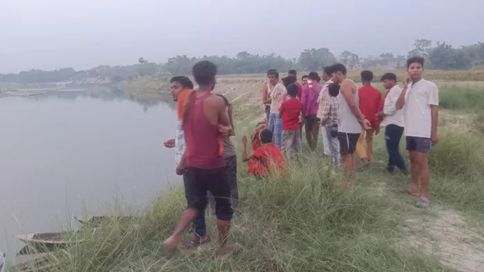 बूढ़ी गंडक में डूबे बच्चों की तलाशी जारी (जागरण)