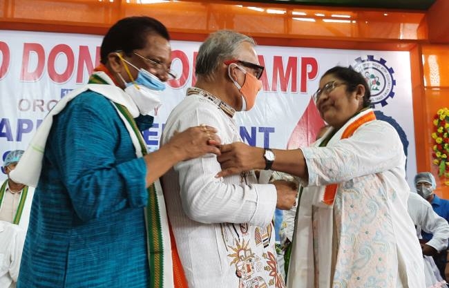 श्रमिक संगठन के कार्यक्रम में प्रभात की एंट्री