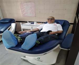 1984 से अभी तक 93 बार रक्तदान कर चुके हैं श्रीकृष्ण गकखड