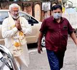 वाराणसी प्रवास के दौरान प्रदेश भाजपा अध्यक्ष स्वतंत्र देव सिंह ने बाबा काशी विश्वनाथ मंदिर में दर्शन पूजन किया।