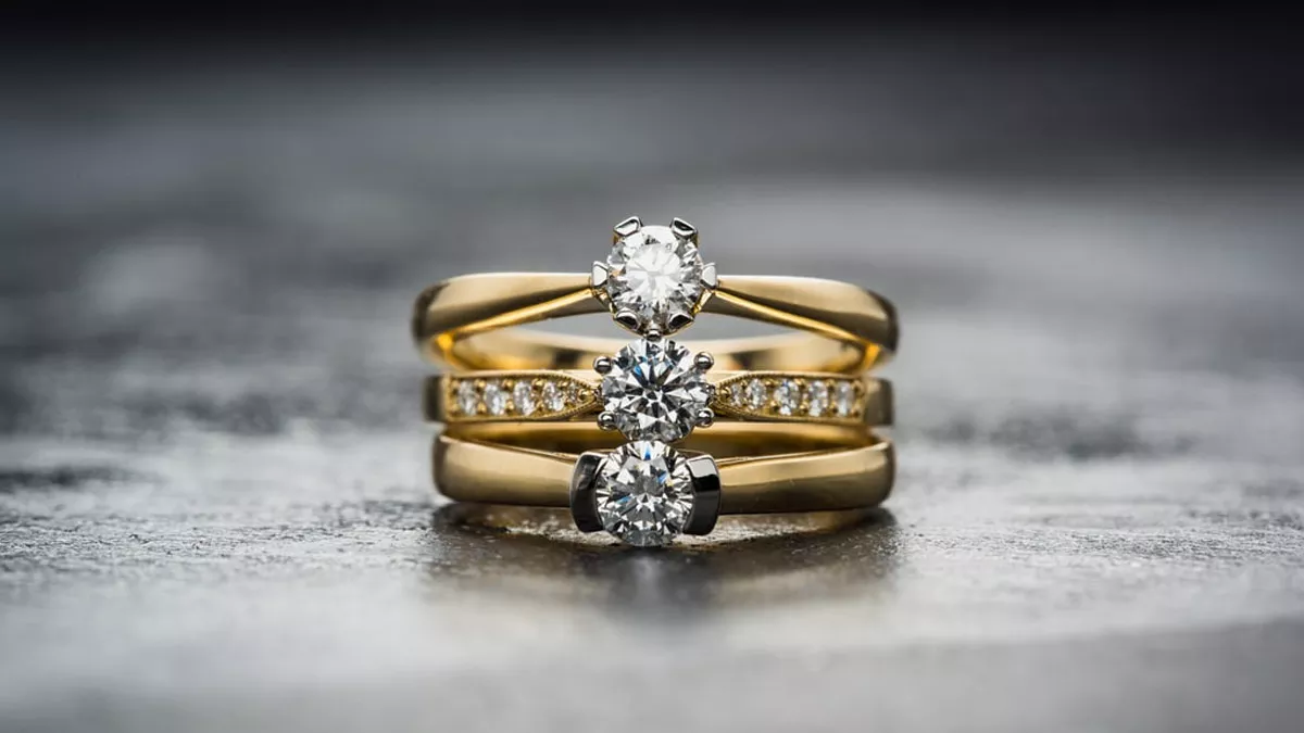 Buy Rubans Women Gold Plated & White Zircon Stone Studded Adjustable Finger  Ring - Ring for Women 10546642 | Myntra