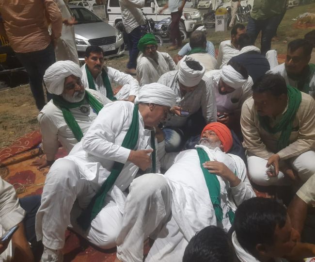 Rakesh Tikait in Farmers protest