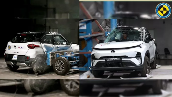 टाटा मोटर्स की दो इलेक्ट्रिक एसयूवी का B-NCAP ने क्रैश टेस्ट किया है।