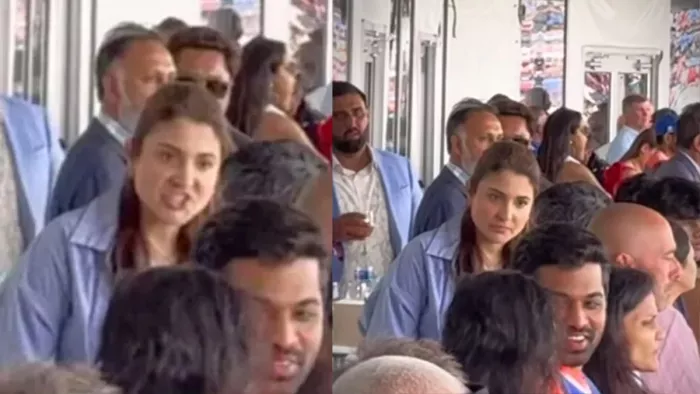 Anushka Sharma looses cool during ind vs Pak match