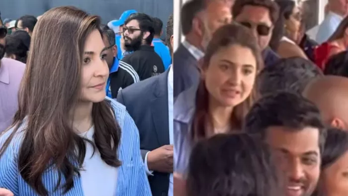 IND vs PAK मैच के दौरान Anushka Sharma हुई नाराज?