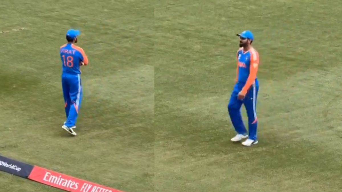 india vs usa t20 world cup 2024 fan chants 10 rupay ki pepsi kohli bhai sexy video viral see virat kohli reaction