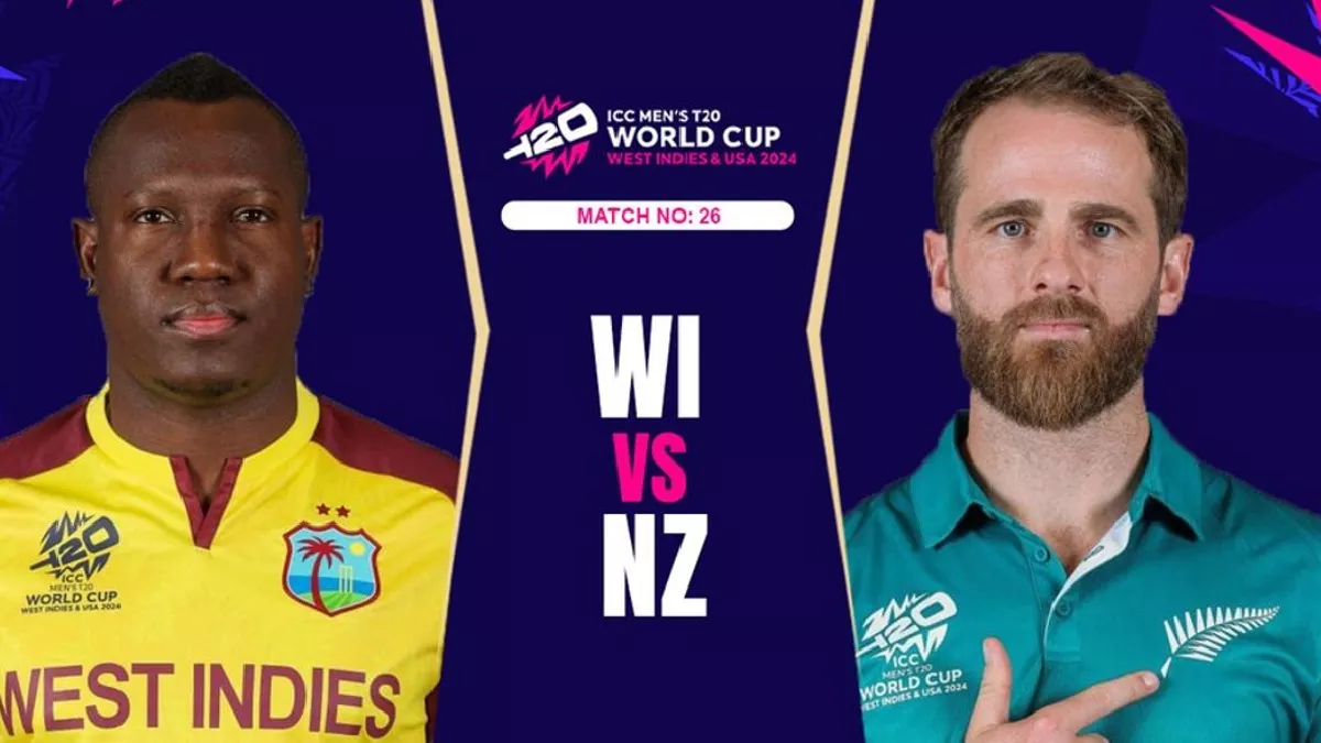 T20 WC 2024 WI vs NZ Highlights: वेस्‍टइंडीज ने जीत की हैट्रिक के साथ सुपर-8 में की एंट्री, न्‍यूजीलैंड रेस से लगभग हुआ बाहर