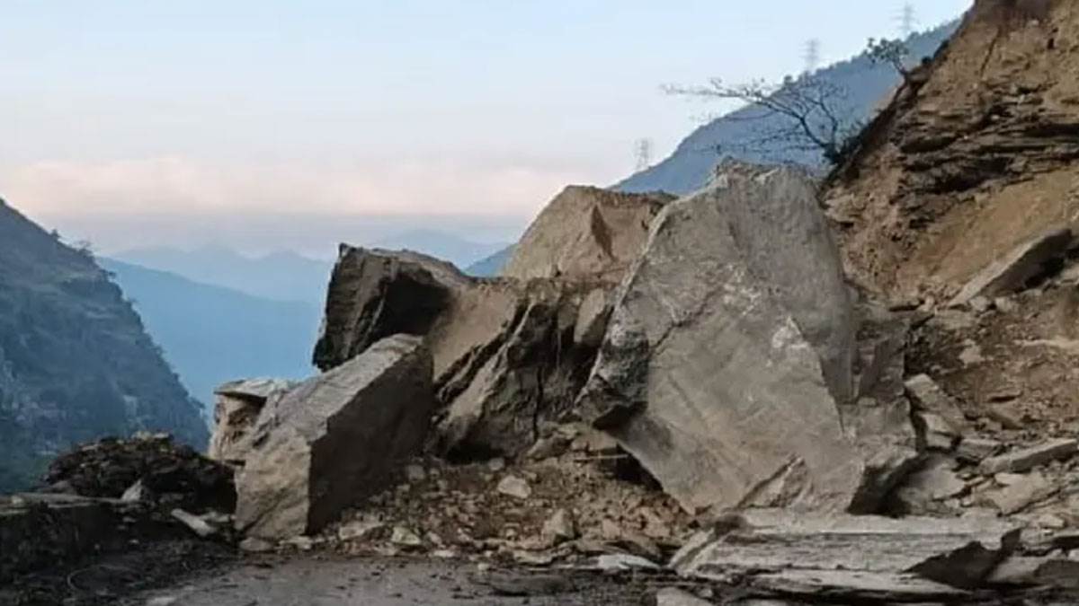 adi kailas yatra disrupted landslides trap pilgrims near malghat