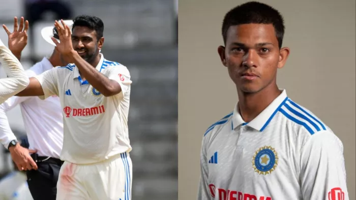 R Ashwin lauds on Yashasvi Jaiswal test debut against West Indies. Image- Twitter