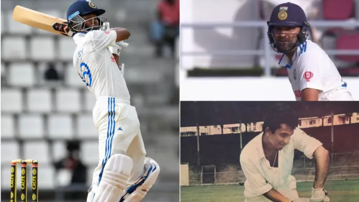 Yashasvi Special connection with Rohit Sharma and Sunil Gavaskar Image- Twitter