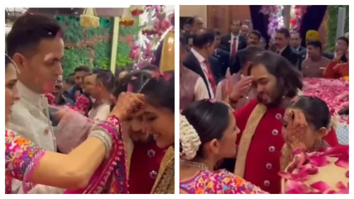 अनंत अंबानी और राधिका मर्चेंट का गृह प्रवेश