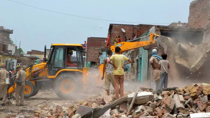 Delhi News: DDA ने मजनू का टीला में अतिक्रमण की कार्रवाई को फिलहाल रोका। फाइल फोटो