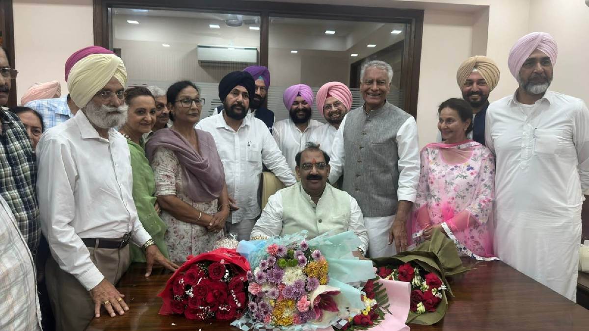 ashwini sharma takes charge bjp executive president targets bhagwant mann on key issues