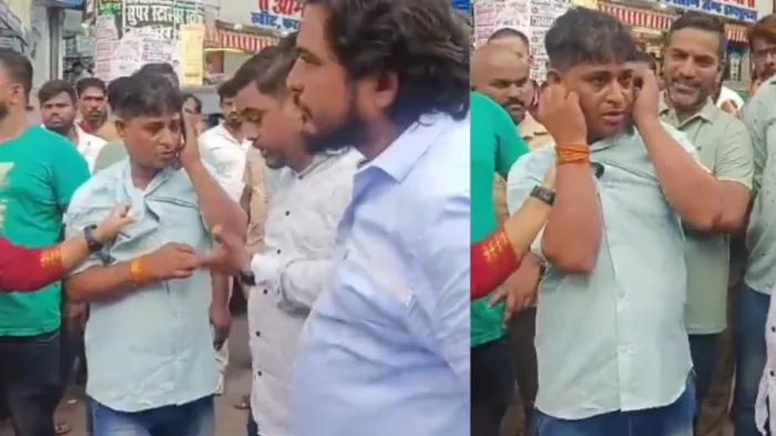 महाराष्ट्र मैं हिंदी बोलूंगा कहने पर ऑटो ड्राइवर की पिटाई (फोटो सोर्स- सोशल मीडिया)