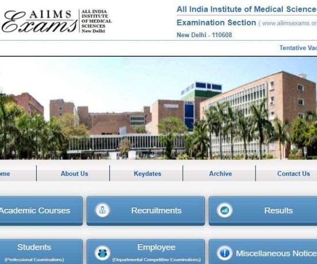 AIIMS Delhi Recruitment 2020 All India Institute of Medical Sciences  invited for the post of Junior Resident know here detail