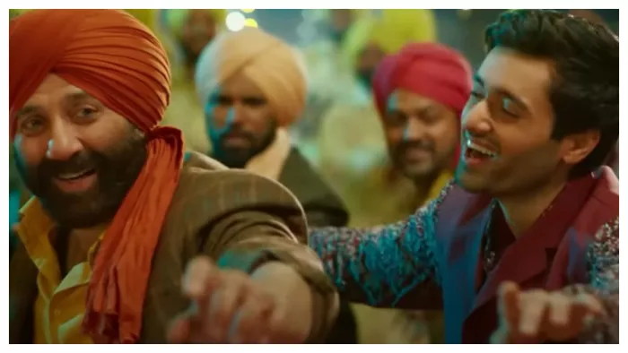Still Image of Sunny Deol and Utkarsh Sharma from Gadar 2