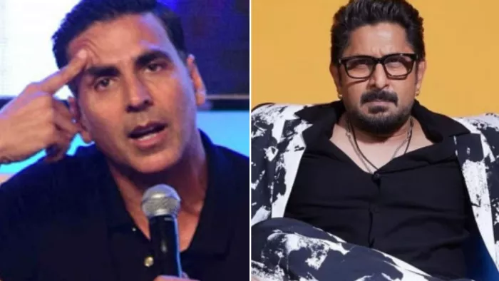 अक्षय कुमार-अरशद वारसी ने की एक-दूसरे के साथ धक्का-मुक्की/ फोटो- Instagram
