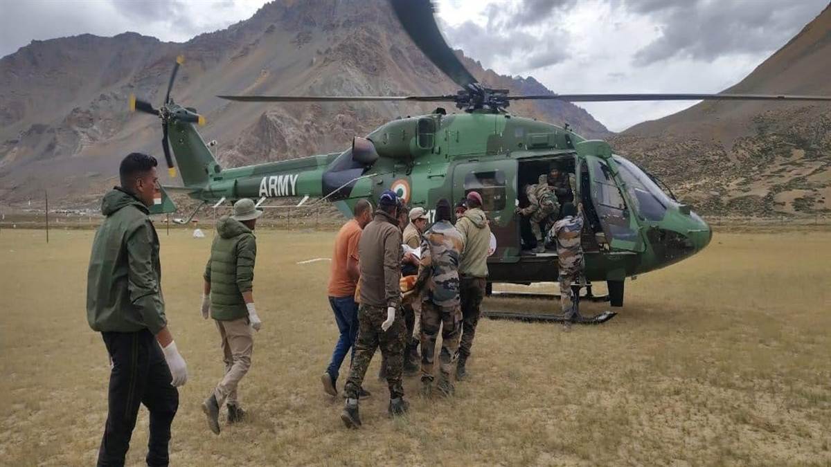 army is saving precious lives in road accidents in ladakh