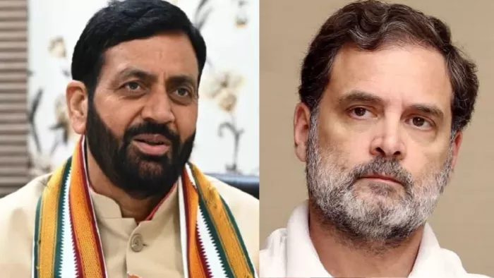 तांत्रिक से इलाज कराएं राहुल गांधी ताकि दिमाग ठीक रहे: नायब सिंह सैनी। फाइल फोटो