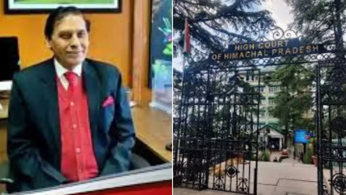 हिमाचल प्रदेश के मुख्य सचिव प्रबोध सक्सेना व शिमला स्थित हाई कोर्ट परिसर।