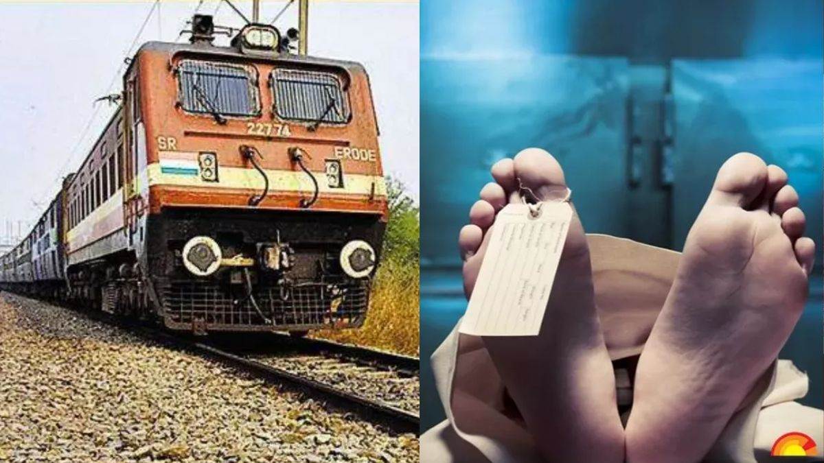 ncr faridabad news two dead while crossing railway line