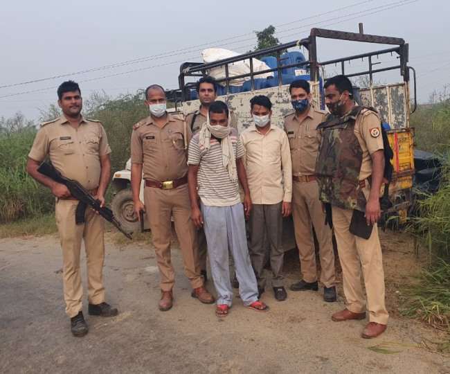 Three arrested in encounter with liquor smugglers in Kharkhoda Meerut