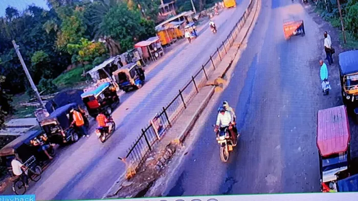 सीसीटीवी कैमरे में कैद हुए साइको शूटर्स। जागरण