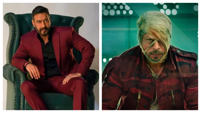 Ajay Devgn and Shah Rukh Khan. Photo Credit: Instagram