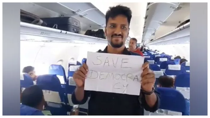 टीडीपी नेता अदारी किशोर कुमार (फोटो: टीडीपी के एक वीडियो से लिया गया)