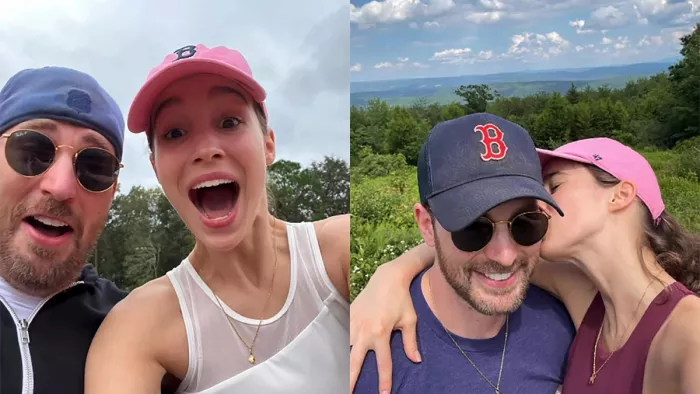 Chris Evans And Alba Baptista Wedding Photo Credit Instagram