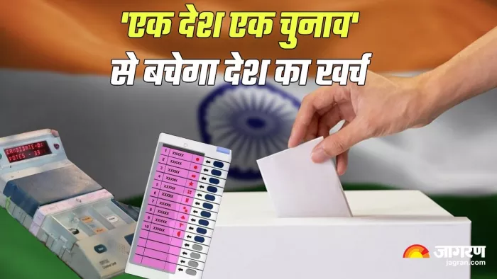 लोकसभा और विधानसभा चुनाव एक साथ कराने से देश का होगा आर्थिक फायदा।(फोटो सोर्स: जागरण)