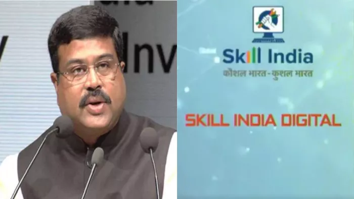 कौशल विकास एवं उद्यमशीलता मंत्री धर्मेंद्र प्रधान ने Skill India Digital Portal का शुभारंभ किया।