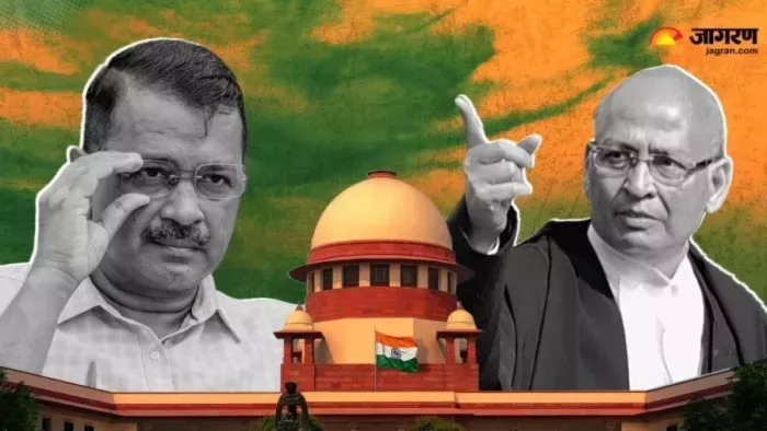 arvind kejriwal bail: सुप्रीम कोर्ट ने सीएम केजरीवाल को जमानत दी।(फोटो सोर्स: जागरण)