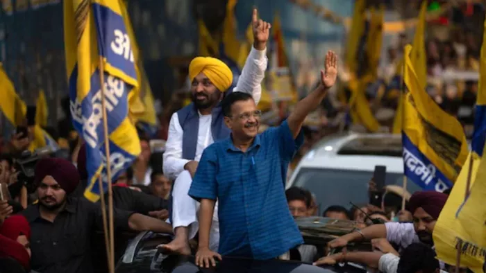 सीएम अरविंद केजरीवाल को शराब घोटाले मामले में जमानत मिल गई है। (फोटो सोर्स: सोशल मीडिया)