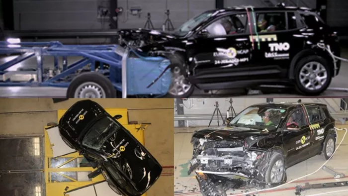Jeep Avenger SUV Euro NCAP क्रैश टेस्ट में मिला 3 स्टार।